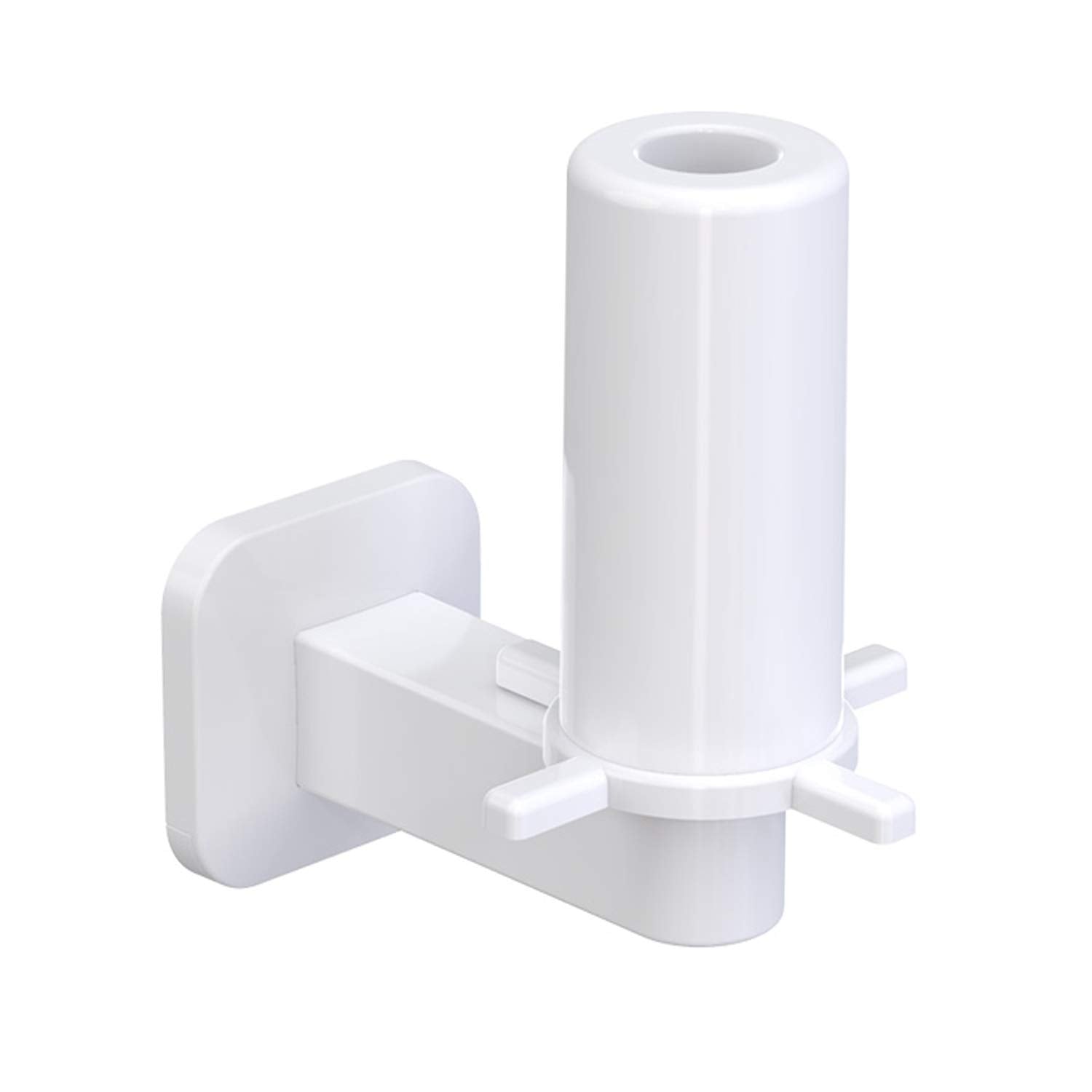 Self Adhesive Toilet Paper Holder, Paper Towel Holder - Bathroom Toilet Paper Holder Stand - Easy Installation No Drilling (Whit