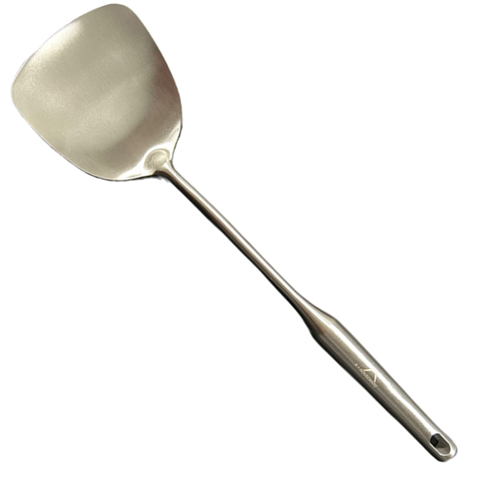 A  Houseware Solid Turner Spatula Stainless Steel Serving Utensils Cooking Tool For Egg Fish Steak Heat Proof Hollow Handle Easy