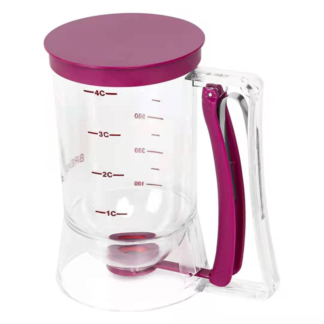 Yieobel Cupcake Batter Separator For Baking - Measuring Tool With Cream Separator Cups, Best Gift For Friends (Purple)