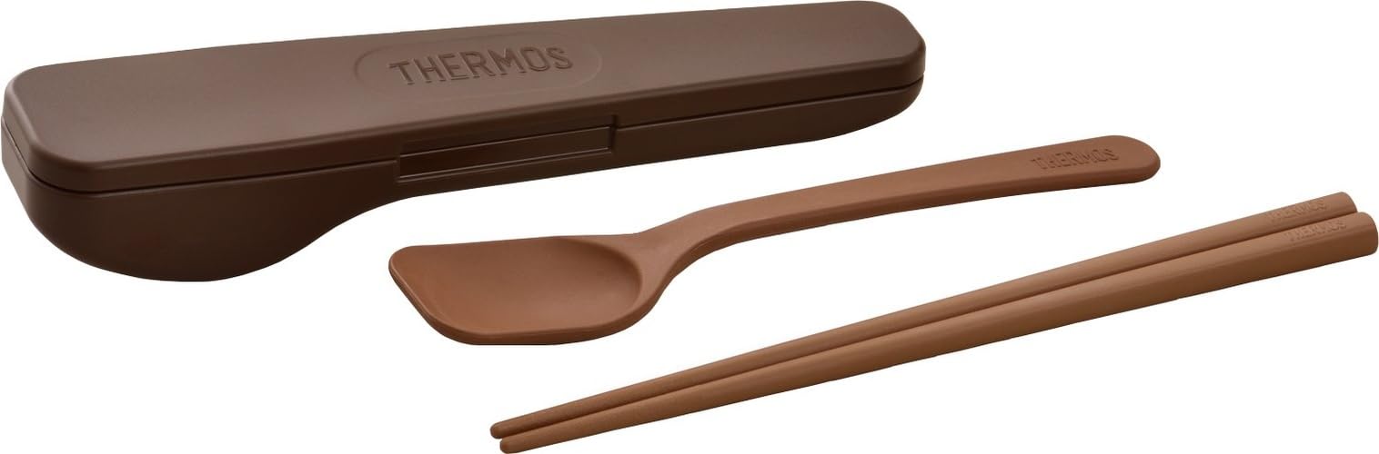 Thermos Spoon and Chopsticks Set, Brown, CPE001 BW
