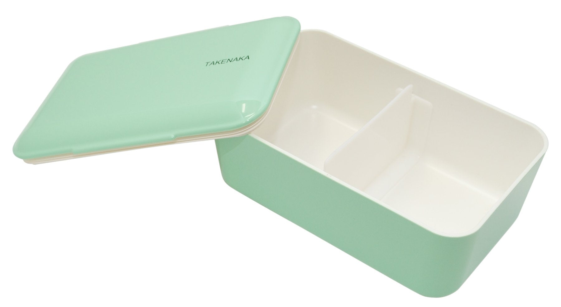 Takenaka Bento Bite From, Eco-Friendly And Sustainable Japanese Style Bento Lunch Box, Made Of Recycled Plastic Bottles(Peppermi