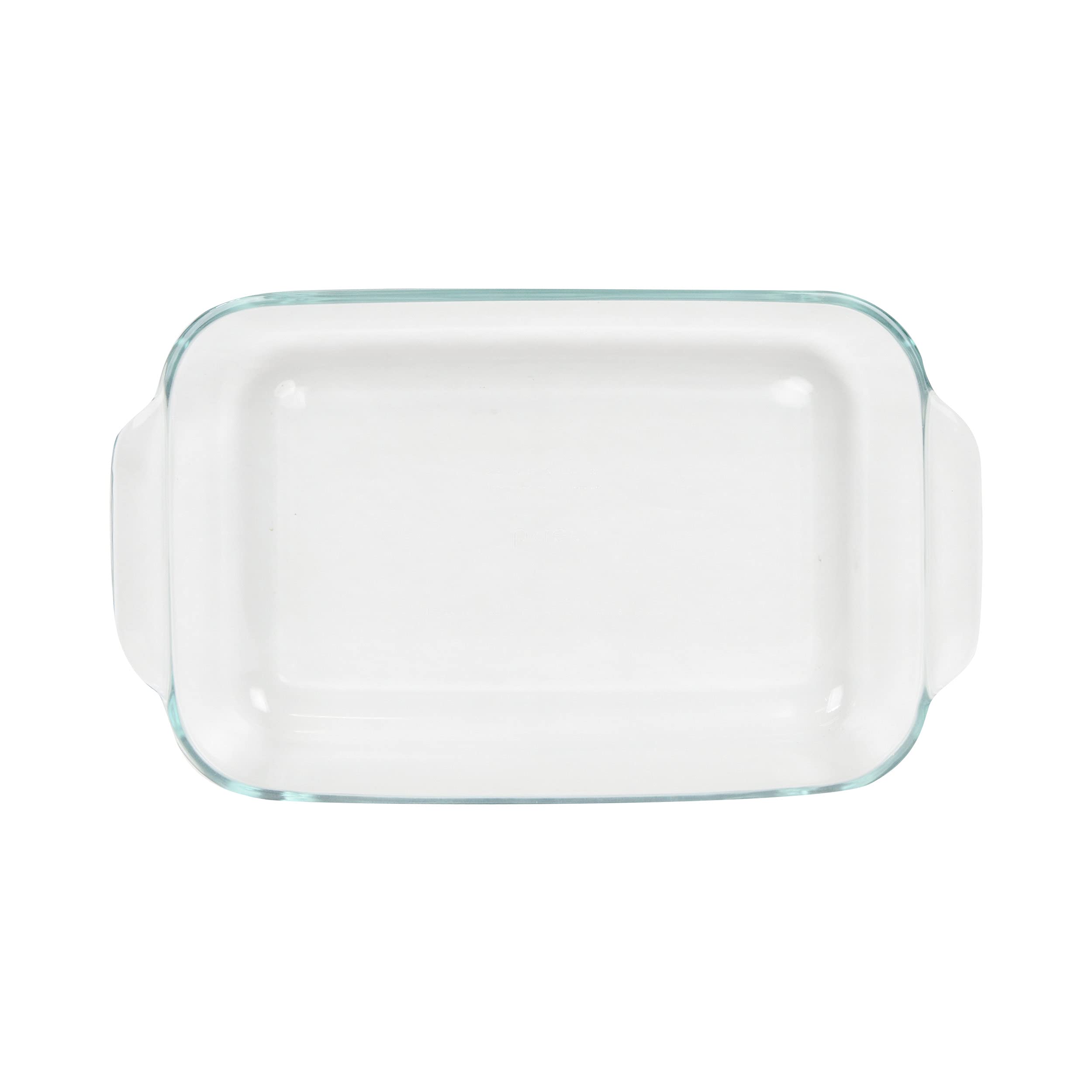 Pyrex Basics 2-Qt Oblong With Red Cover
