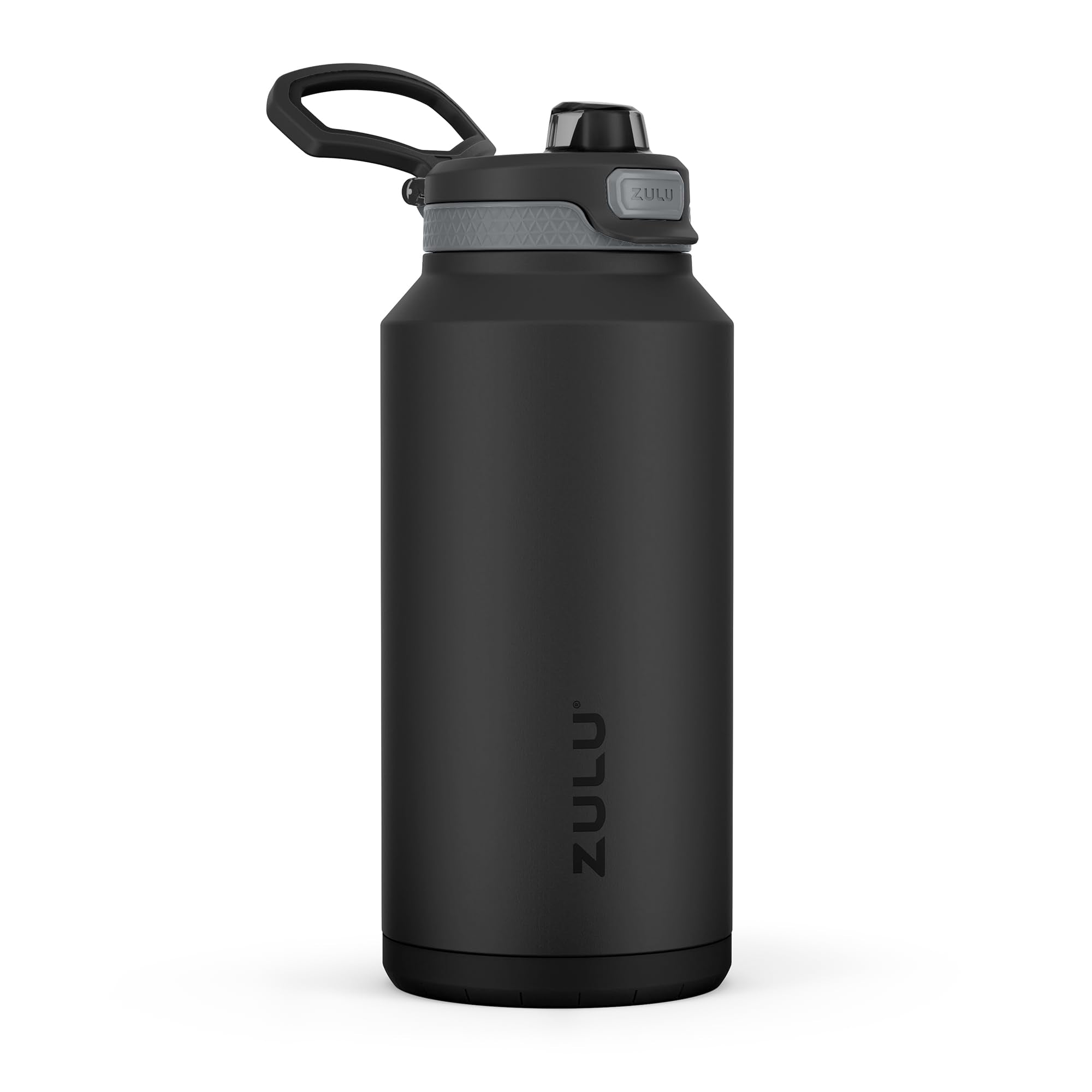 ZULU Powerfill Pro 64oz Half Gallon Stainless Steel Water Bottle with Quick Fill Lid, Triple Walled Vacuum Insulated Metal, Leak