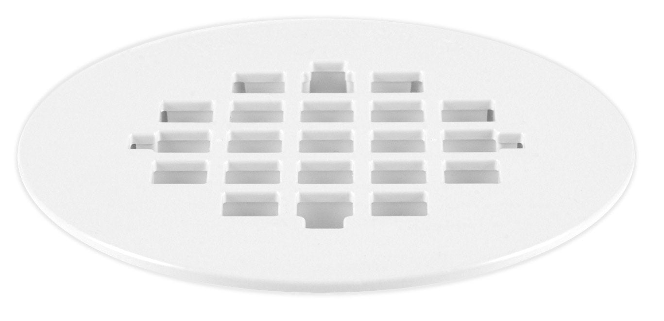 Oatey 4-1/4 In. Carded White Plastic Snap-Tite Strainer