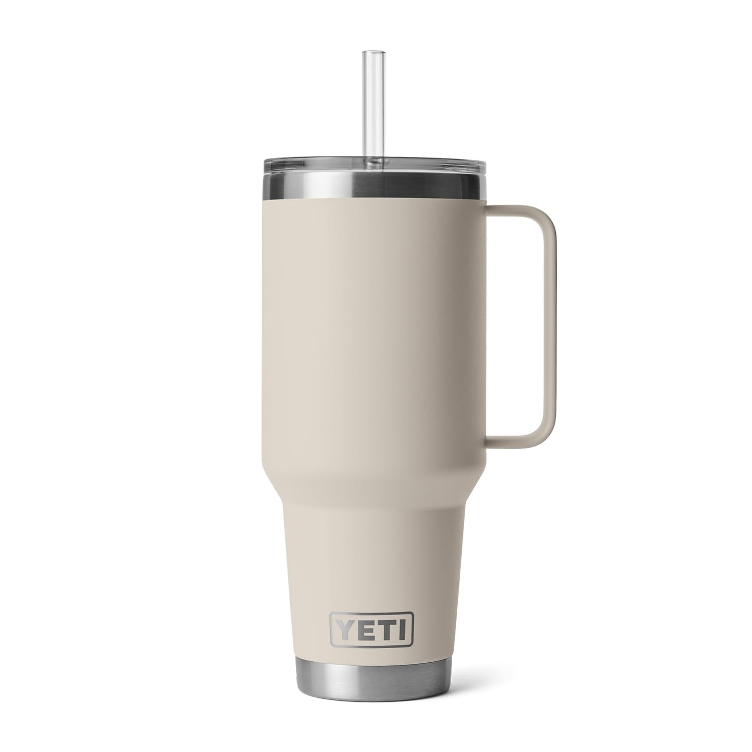Yeti Rambler 42 Oz Straw Mug, Vacuum Insulated, Stainless Steel, Cape Taupe