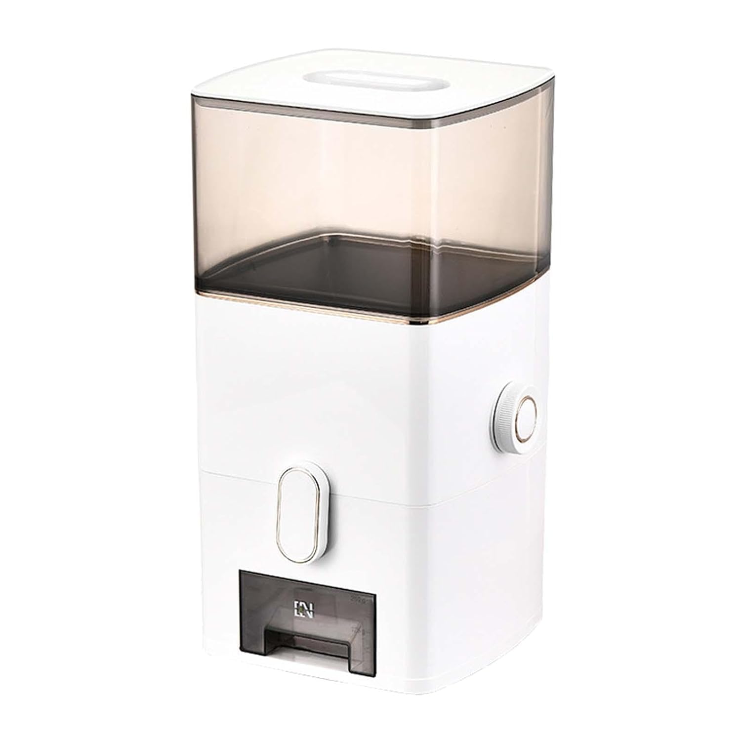Vbm Flour Storage Box Airtight Rice Container 10Kg Large Capacity Transparent Food Storage Bin Moisture Proof Sealed Grain Dispe