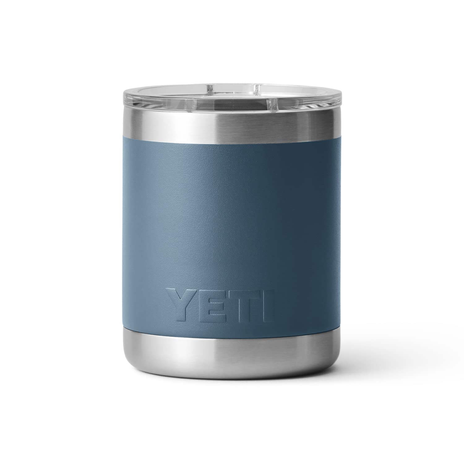 Yeti Rambler 10 Oz Lowball, Vacuum Insulated, Stainless Steel With Magslider Lid, Nordic Blue