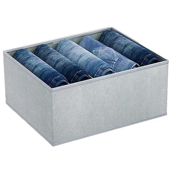 Shrey Creation Non Woven 1 Pieces Wardrobe Organizer For Clothing Jeans Organiser For Wardrobe Clothes Storage Organizer Cupboar