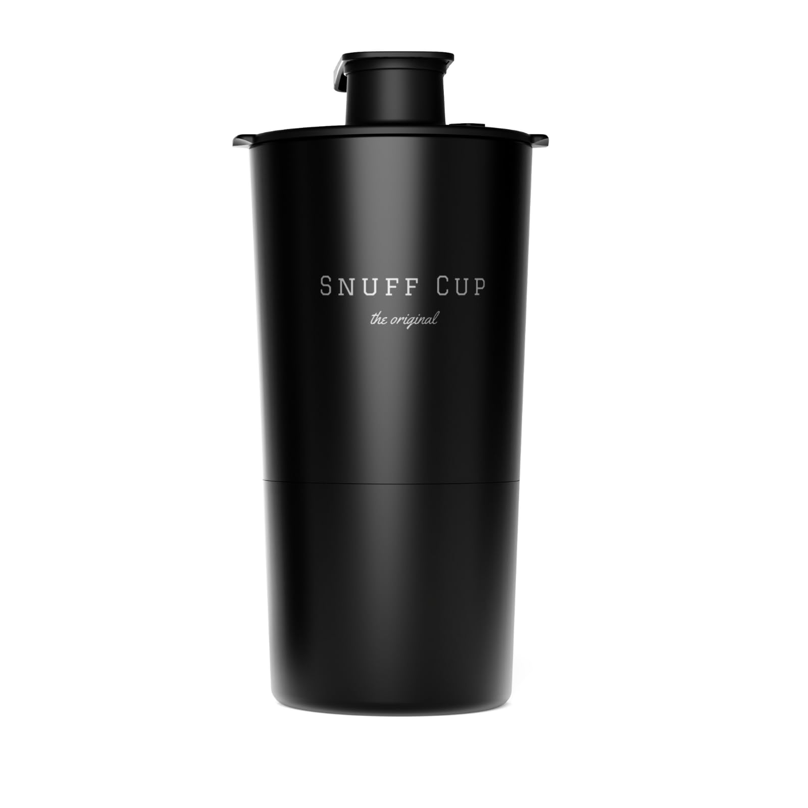 Snuff Cup Pro Spittoon With Discreet Storage Fits Up To Three Oversized Cans, Built-In Can Opener, Spit Cup Fits All Cup Holders