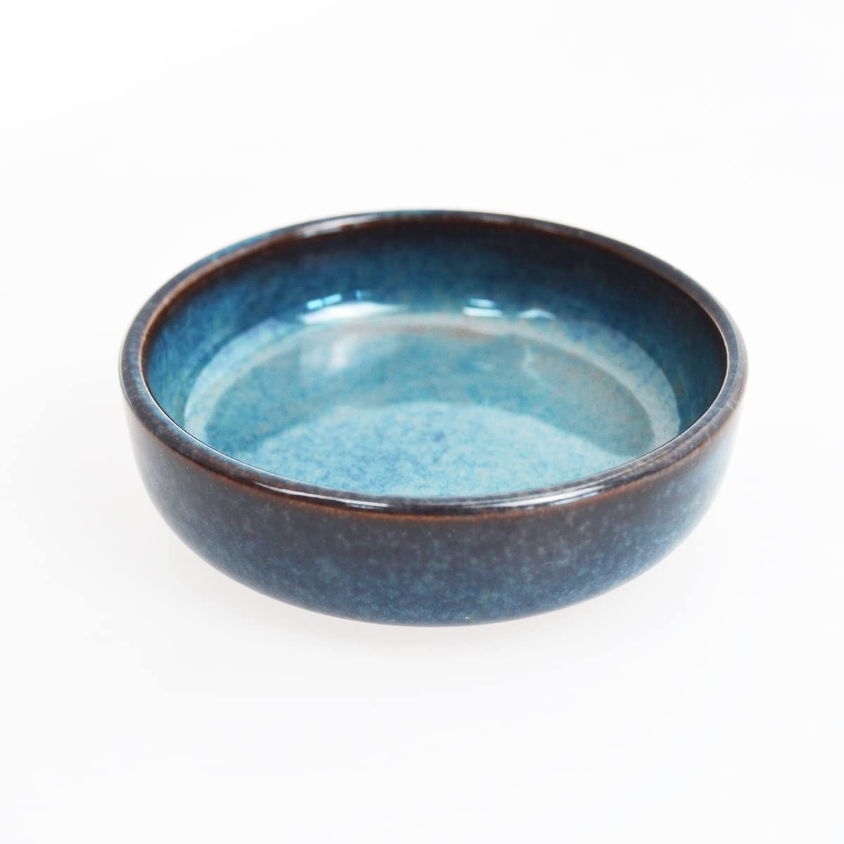 Colias Wing 3.5 Inch Vintage Style Kiln Glazed Ceramic Side Dishes Korean Bowls Seasoning Dishes Soy Dipping Sauce Dishes-Set Of