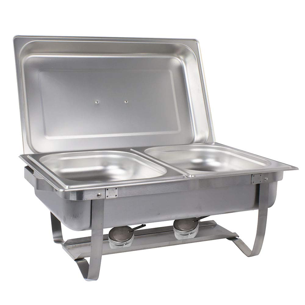 Sterno Chafing Dish, 8 Quart, Silver