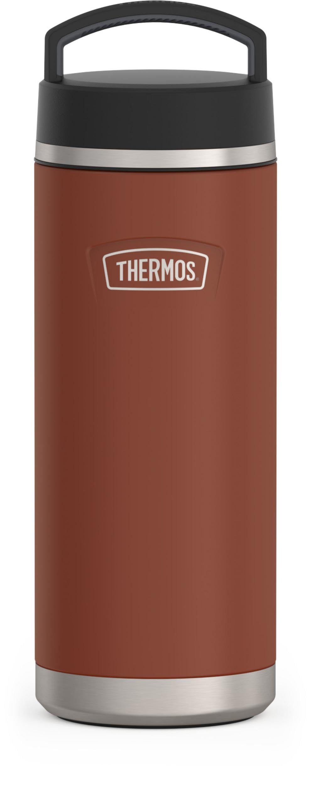 Thermos Icon Series Stainless Steel Water Bottle With Screw Top Lid - 32 Ounce, Saddle - Vacuum Insulated Water Bottle With Lid
