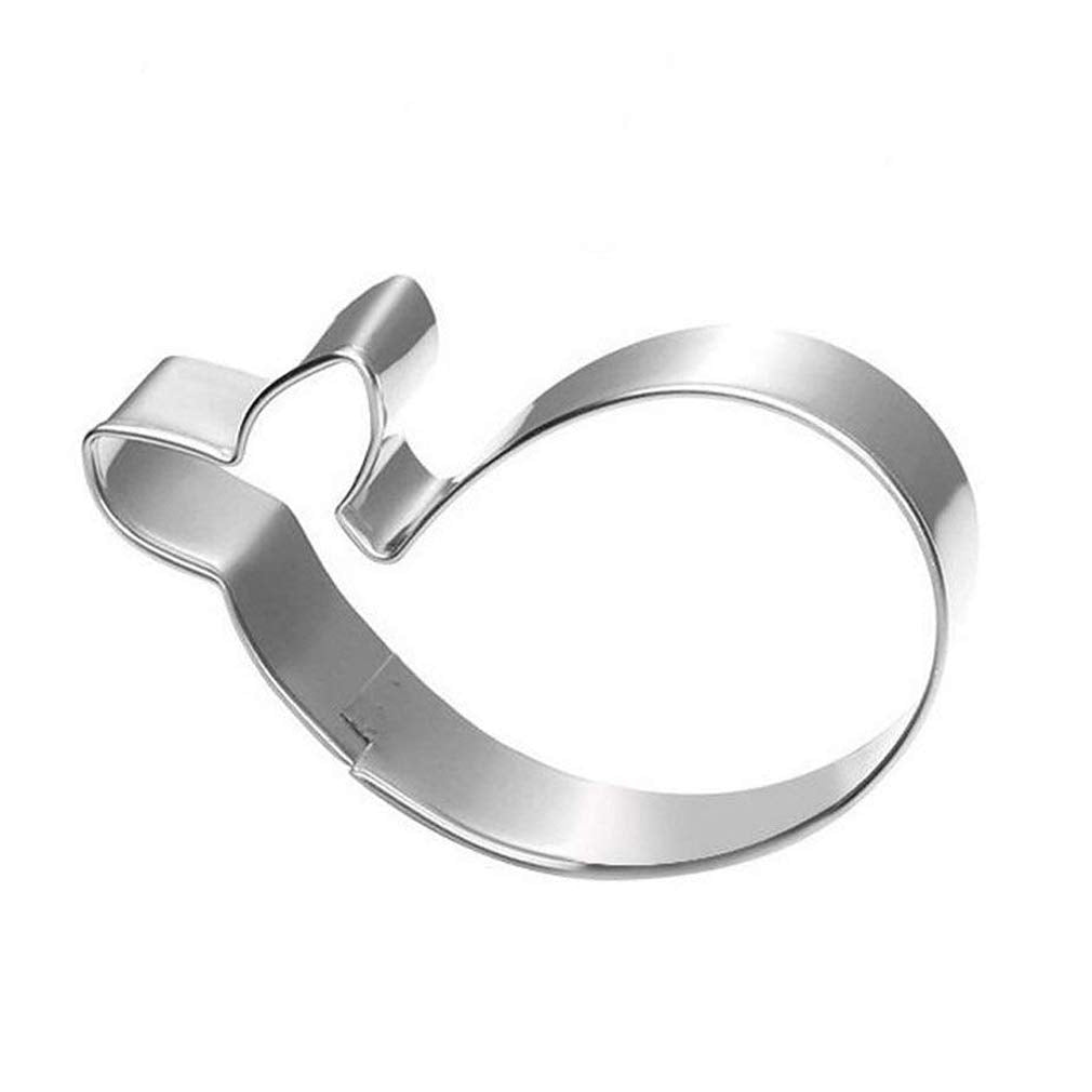 Gxhuang Baby Whale Cookie Cutter (Whale) - Food Grade Stainless Steel