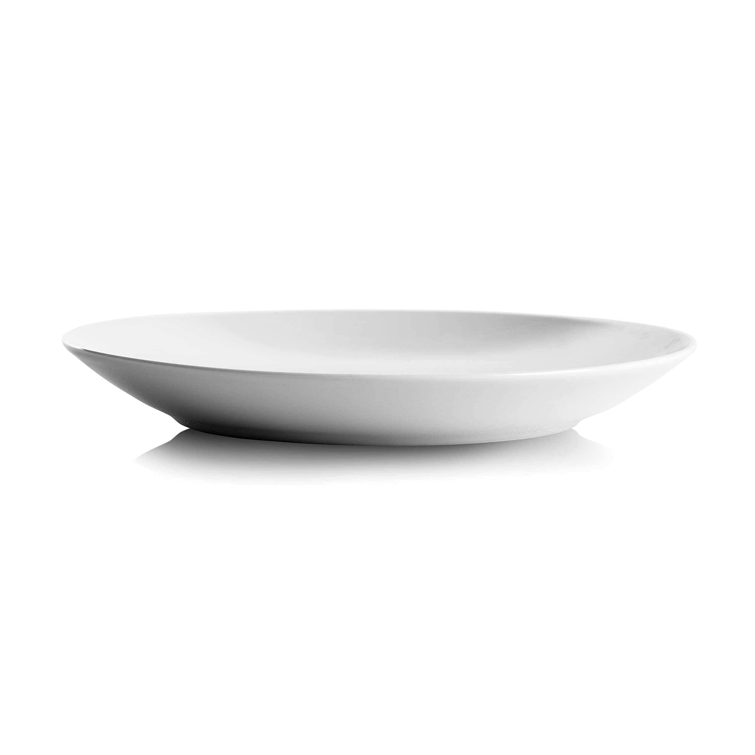 10 Strawberry Street 7.5'' Catering Coupe Salad/Dessert Plate  Set of 12 White