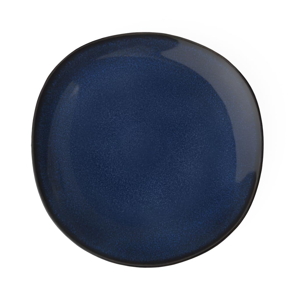 Villeroy & Boch Lave Bleu Dinner Plate, 11X1 In, Stoneware, Blue