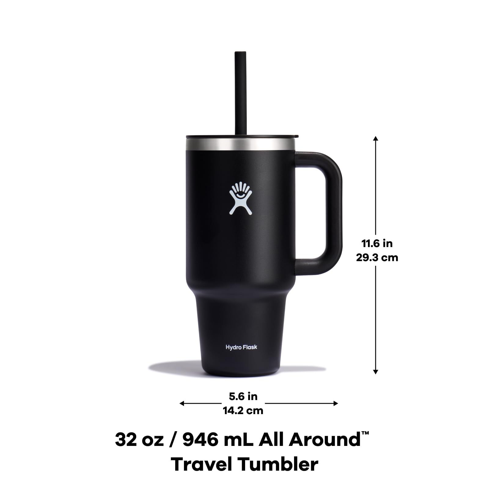 Hydro Flask All Around Travel Tumbler Black 32 Oz