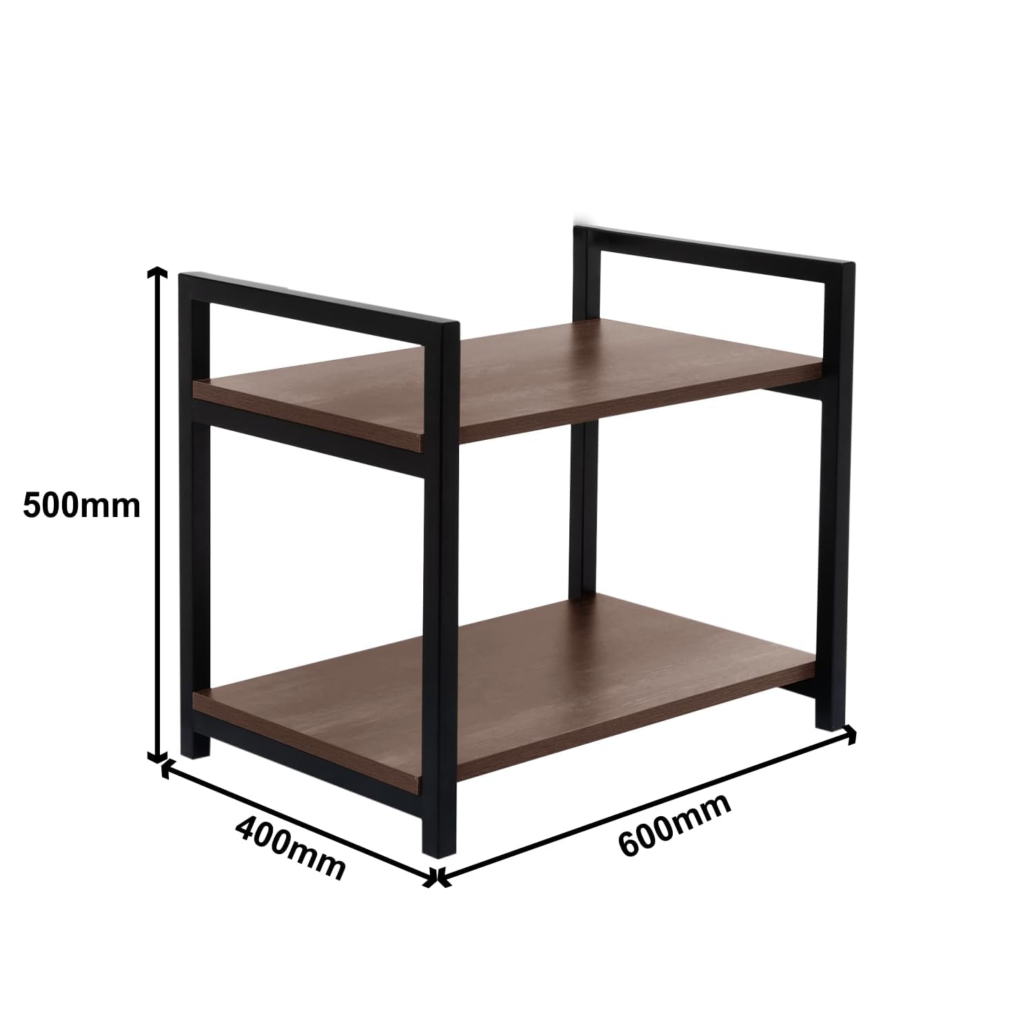 Urban Decor Microwave Kitchen Oven Rack Microwave Shelf Double Layer Home Oven Rack Rice Cooker Rack Salt Shaker Seasoning Stora