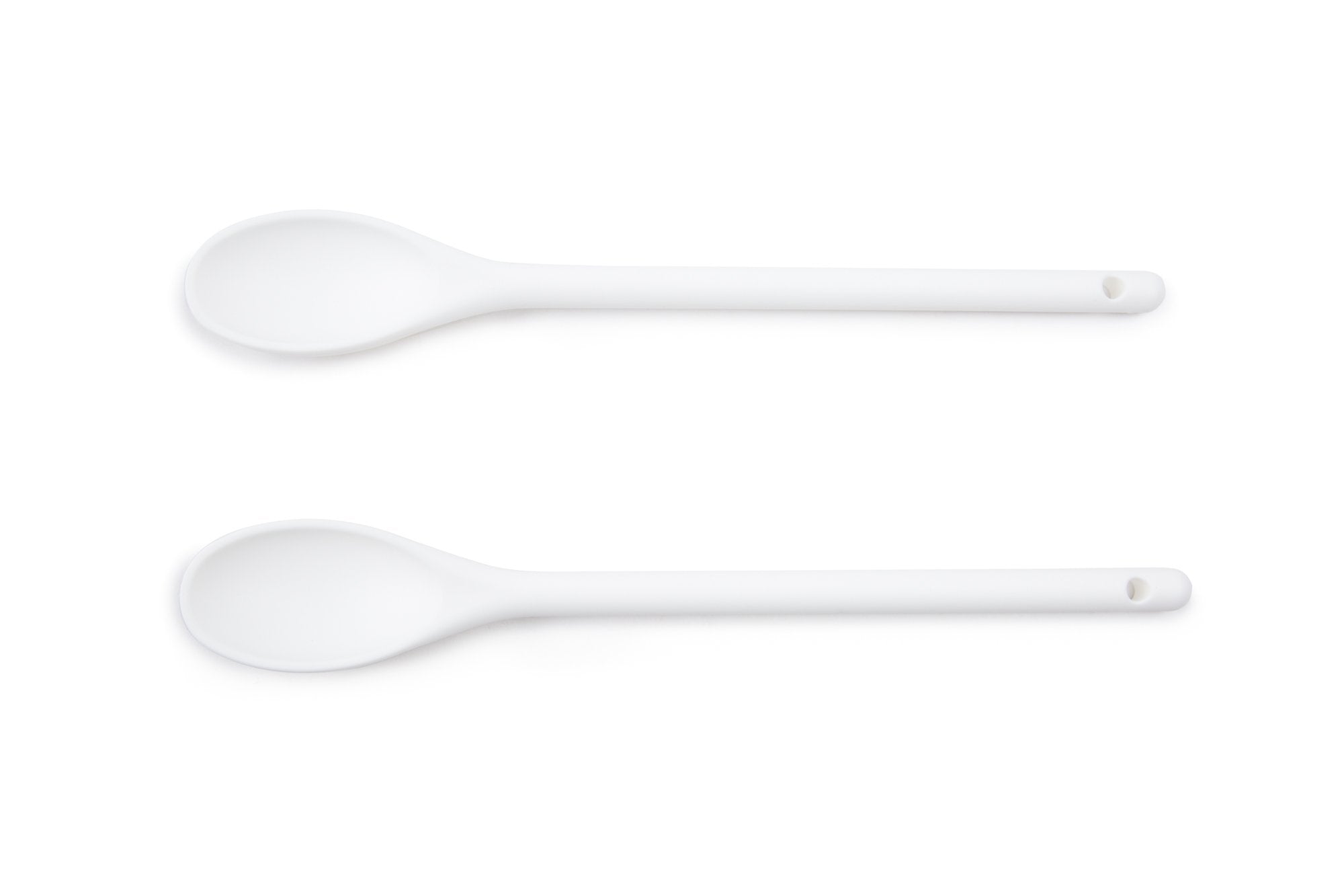 Fox Run Hi-Tech Spoons, 0.75 X 1.75 X 12 Inches, White, 2 Pack