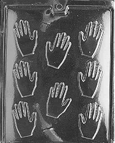 Grandmama'S Goodies M022 Small Hands Chocolate Candy Soap Mold With Exclusive Molding Instructions