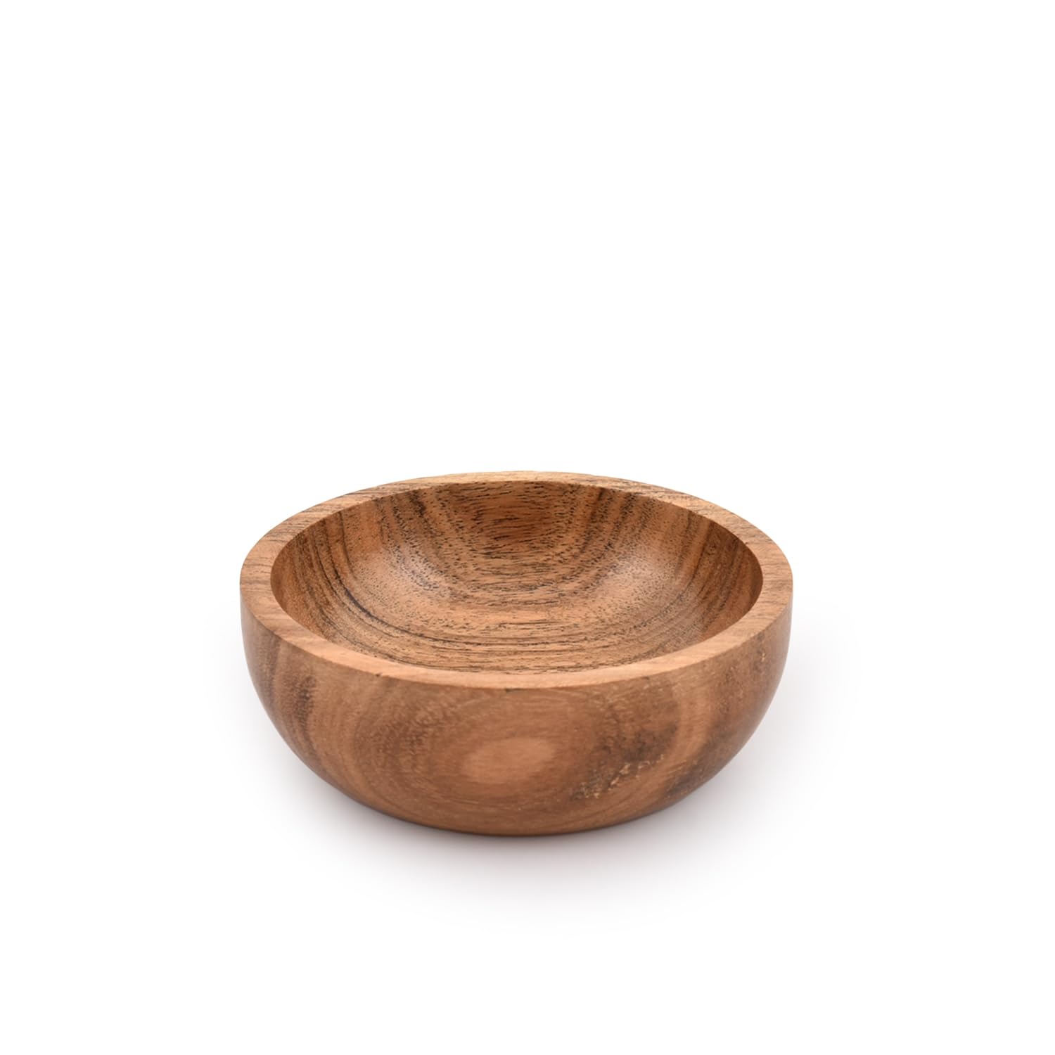 Samhita Acacia Wooden Small Bowl For Nuts, Candy, Appetizer, Snacks, Olive And Salsa | Dining D  Cor Absolute Beautiful (Set Of