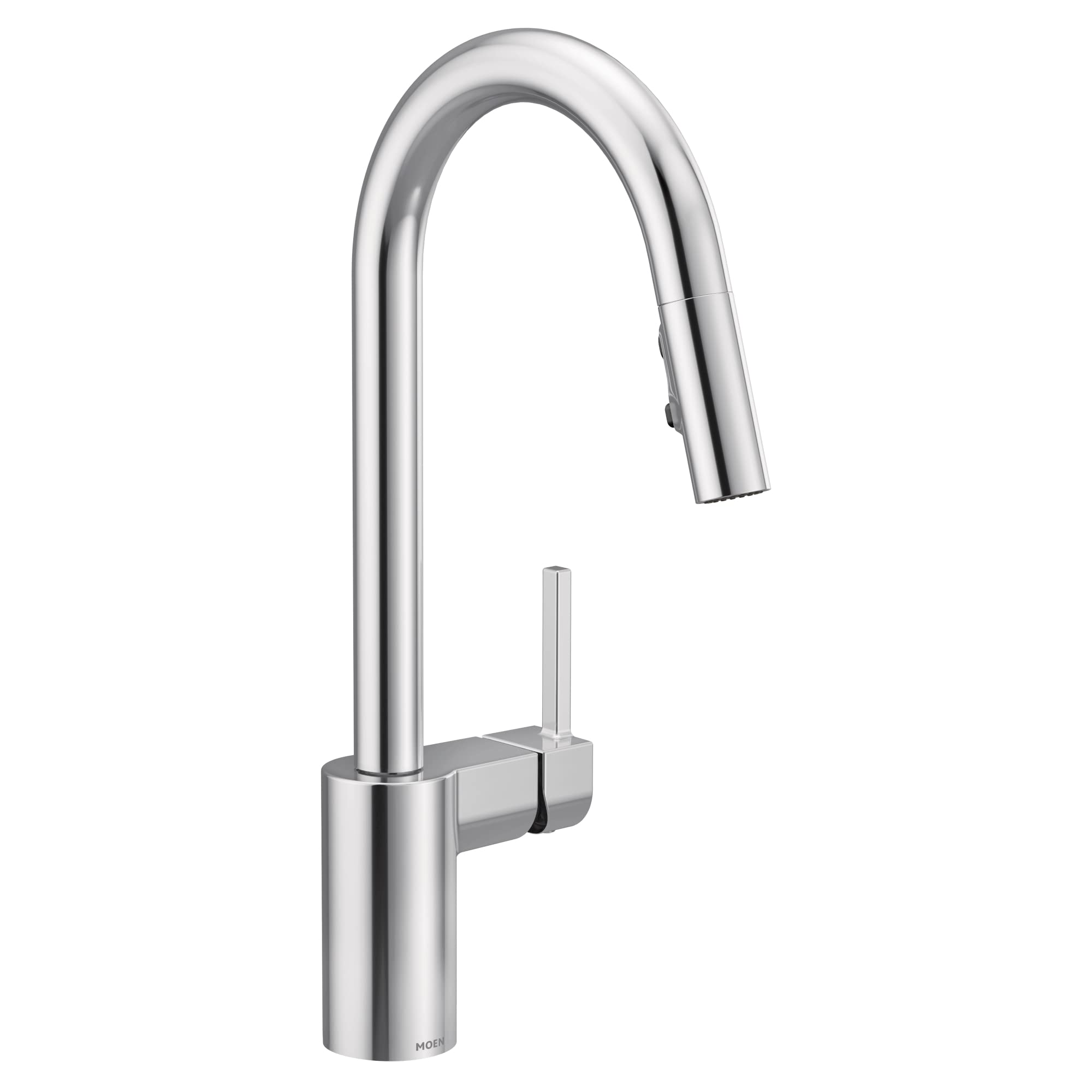 Moen Align Chrome One-Handle Modern Kitchen Pulldown Faucet With Reflex Docking System And Power Clean Spray Technology, 7565