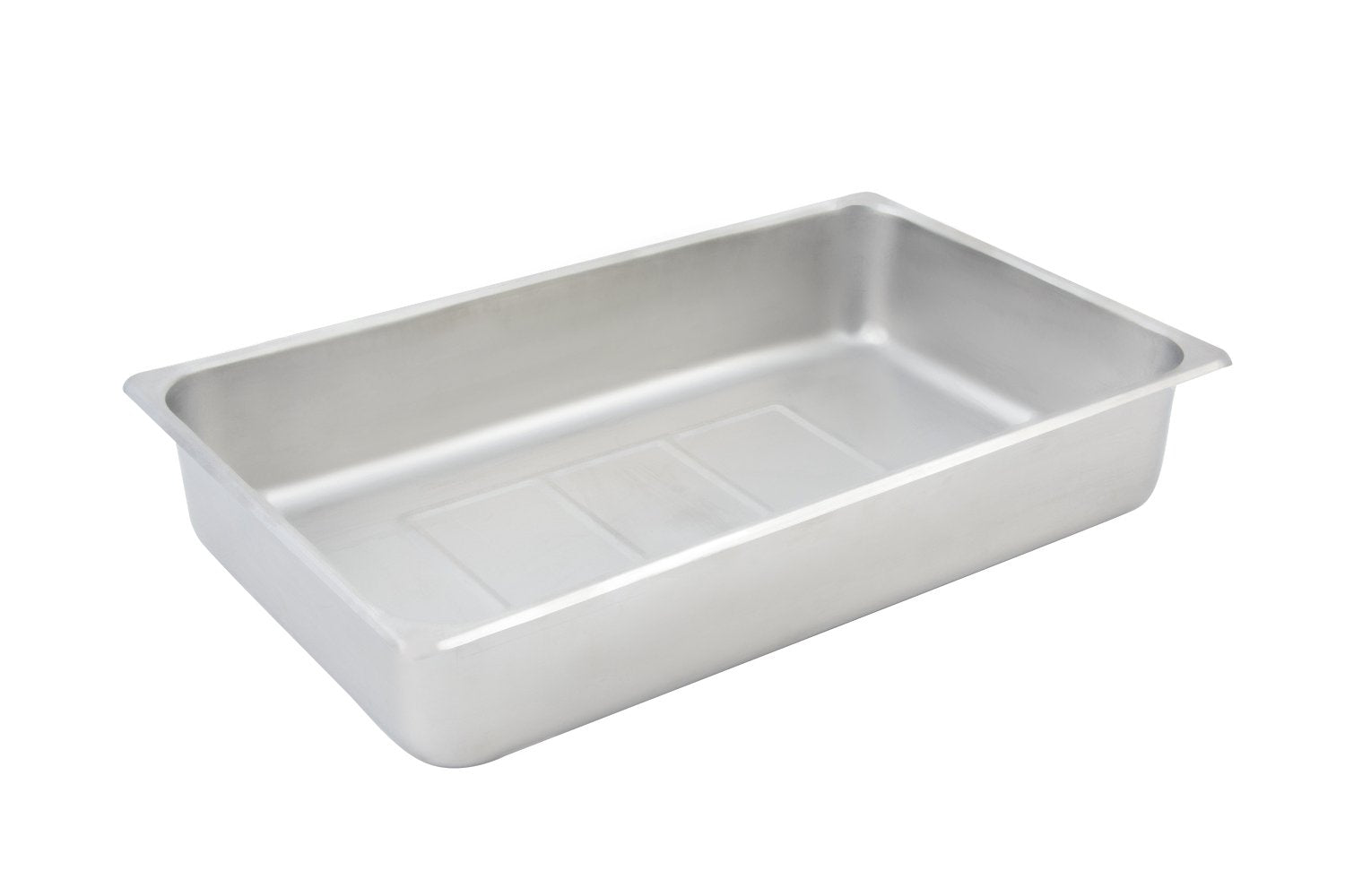 Bon Chef 12006 Stainless Steel Extra Rectangle Water Pan, 2 gal Capacity, 21 Length x 13 Width x 41/8 Height
