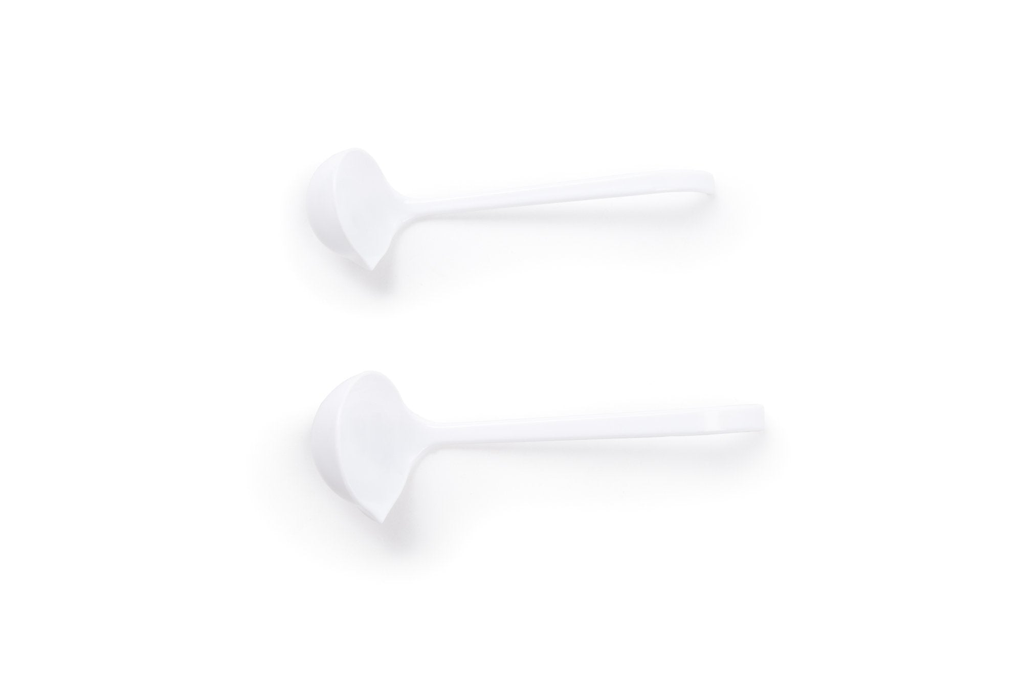Fox Run Mini Ladle Set, Plastic, 2-Piece, Regular White