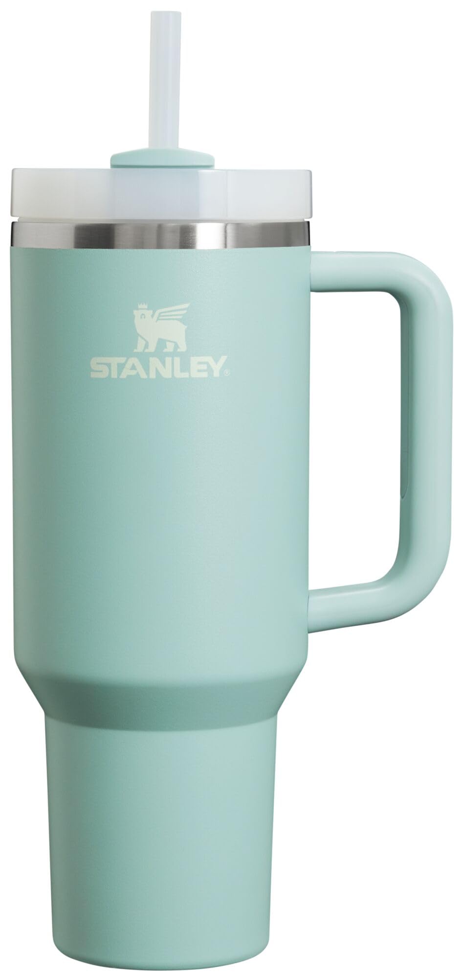 Stanley Quencher H2.0 Tumbler With Handle 40 Oz | Screw Off Lid With Included Straw | Leakproof & Car Cupholder Compatible For T