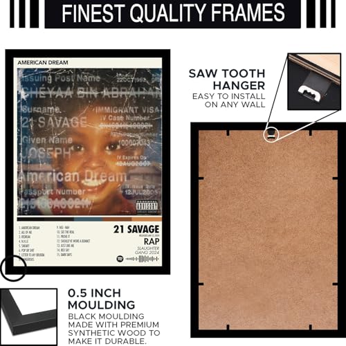 BLINKART 21 Savage(American Dream) Music Album Songs Poster Hanging Wall ArtWork PhotoFrames Art Home Bedroom Living Room Aesthe
