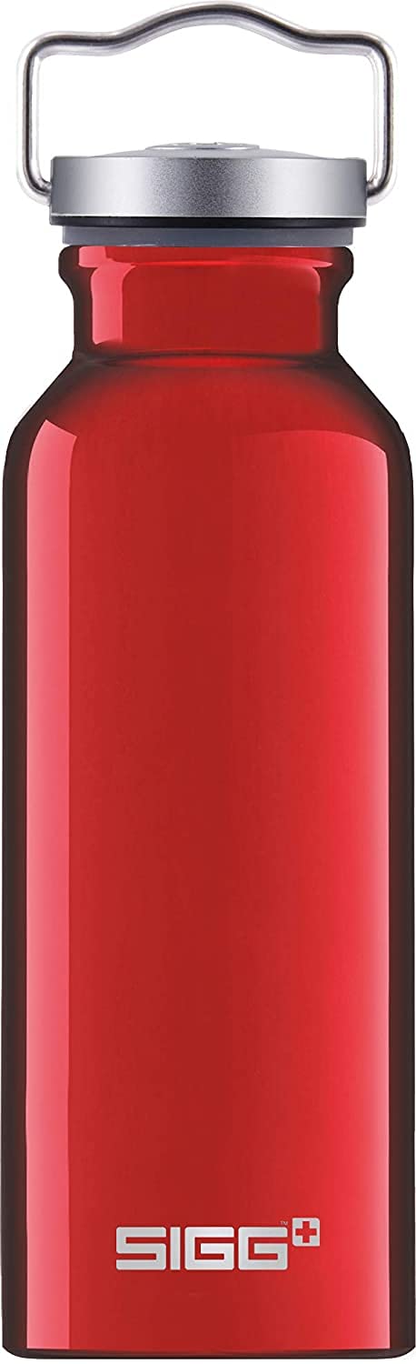 Sigg - Cooper Aluminum Water Bottle - Original Red - With Screw Cap - Leakproof - Lightweight - Bpa Free - 17 Oz