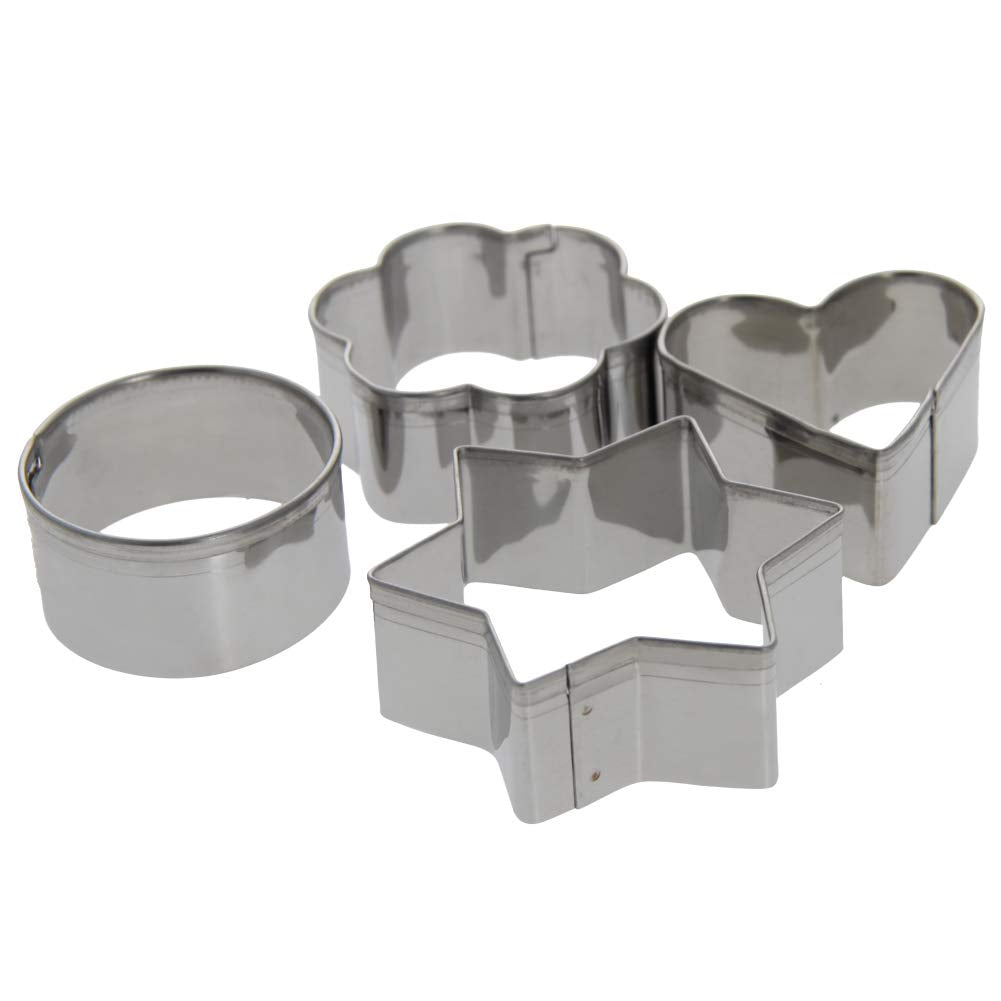 Utoolmart Non-Stick Cake Baking Mould, Cake Biscuit Decorating Mold, 12-In-1 Cookies Cutter Tools, For Pastry Dough Donut Clay,
