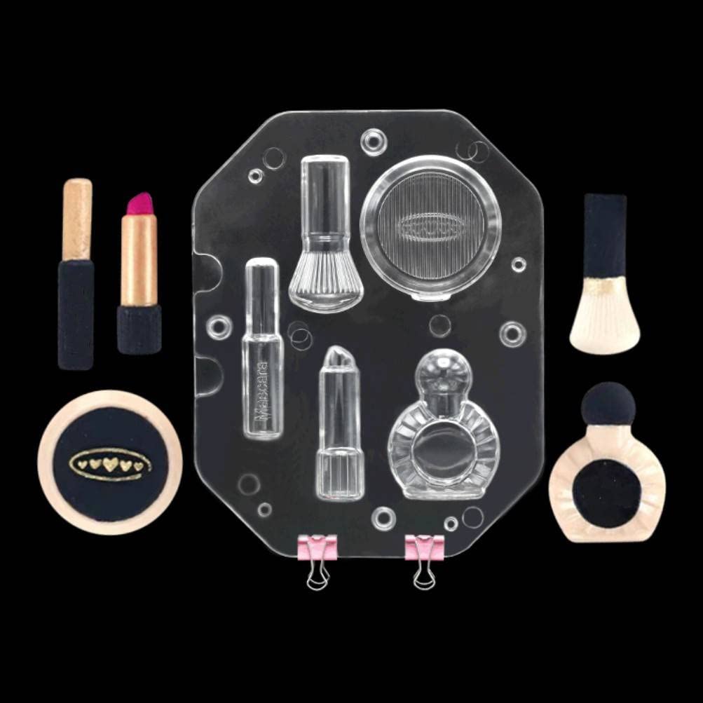 Tuke 8.7'' Makeup Tools Polycarbonate Diy 3D Cosmetics Chocolate Mold Stereo Lipstick Mascara Candy Jelly Mold Baking Cake Decor