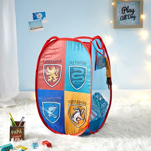 Idea Nuova Harry Potter Pop Up Hamper With Durable Carry Handles, 21'' H X 13.5'' W X 13.5'' L