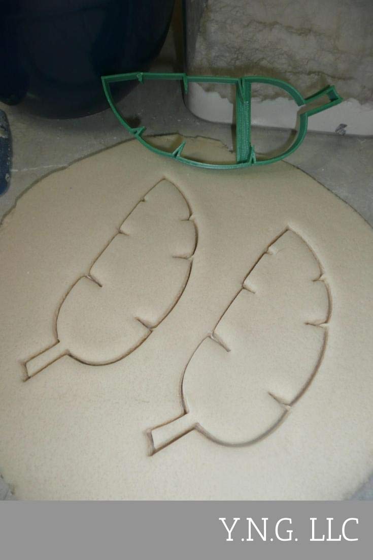 Banana Leaf Outline Tropical Plant Leaves Cookie Cutter Made In Usa Pr3761