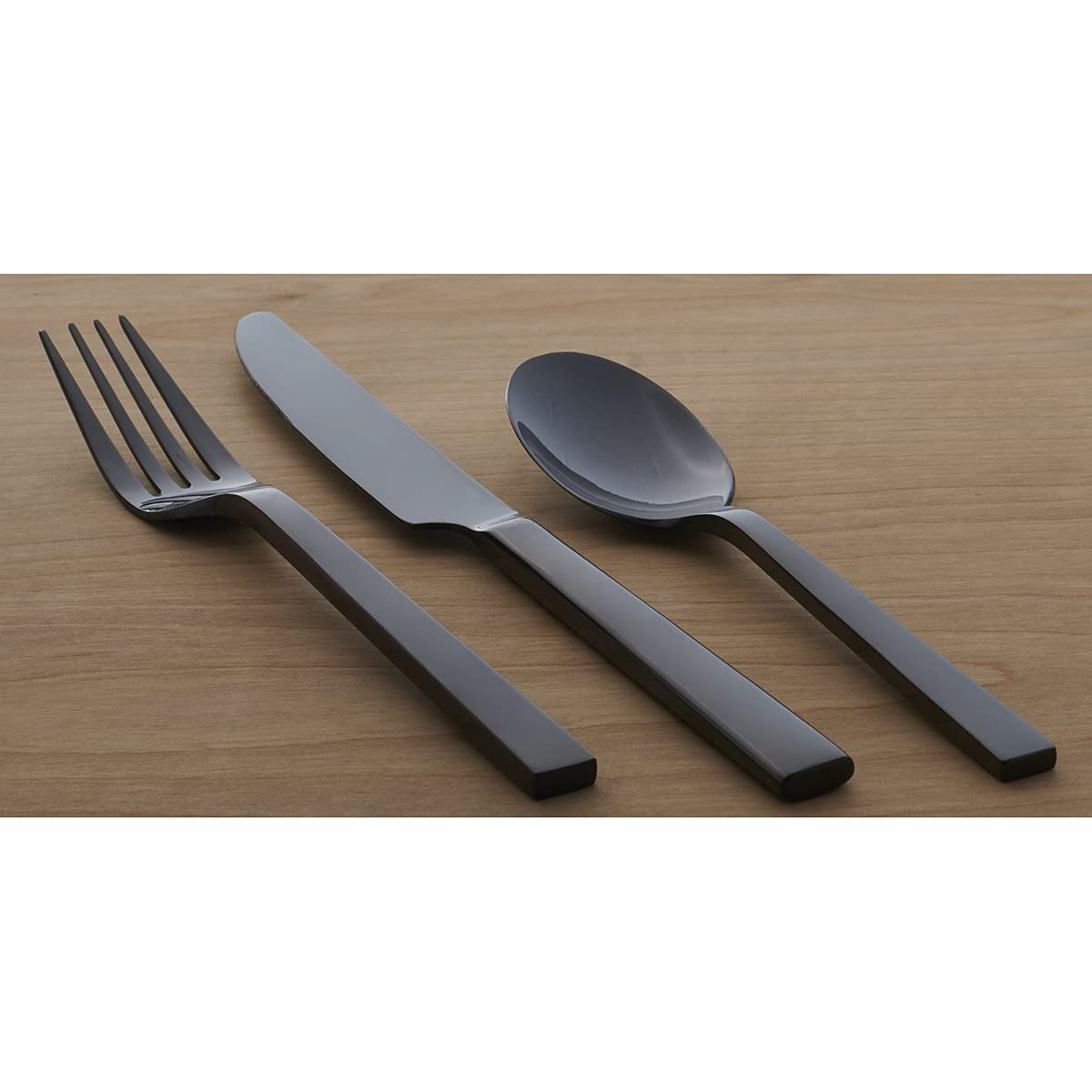 Oneida Chef'S Table Black 20 Piece Everyday Flatware Set, Service For 4, 18/0 Stainless Steel, Silverware Set