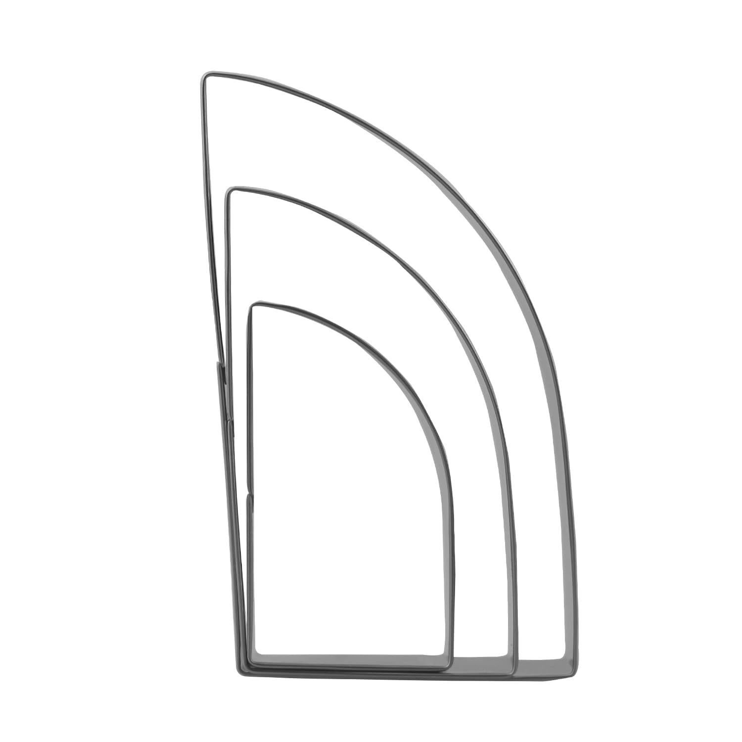 Keewah Half Arch Cookie Cutter Set - 5   ,4   ,3    - 3 Piece - Stainless Steel