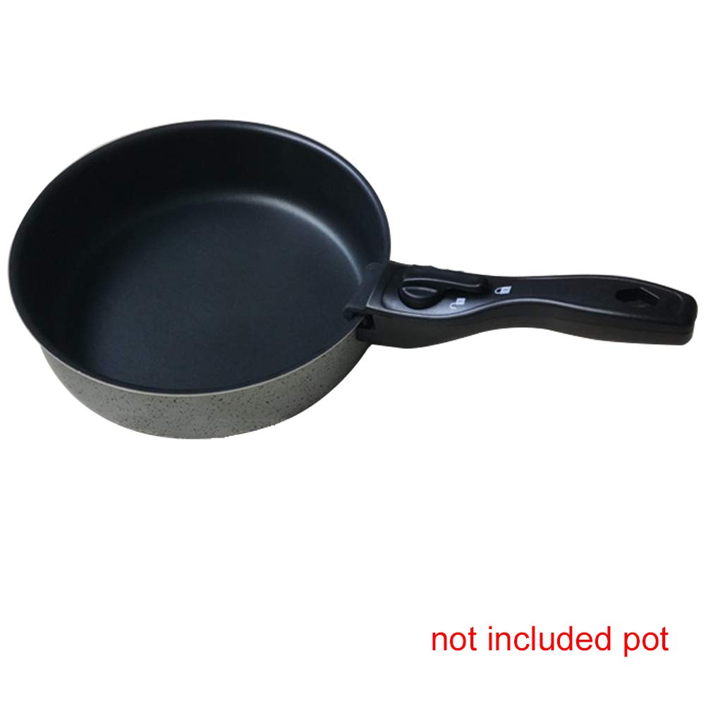 Removable Pot Handle, Universal Pot Handle Grip, Detachable Bakelite Pan, Scald-Proof Bakelite Pan Pot Handle Replacement, For P
