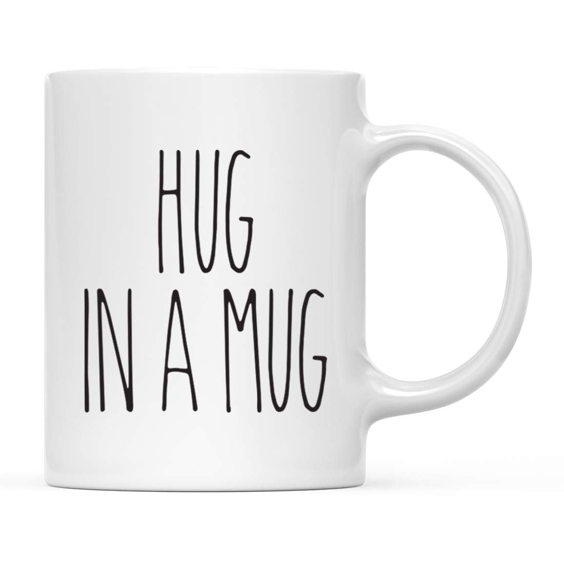 Andaz Press Farmhouse Rustic Fall Autumn Kitchen Decor 11oz. Ceramic Coffee Tea Mug Gift, Big Hug Mug, Includes Box, Minimalist 