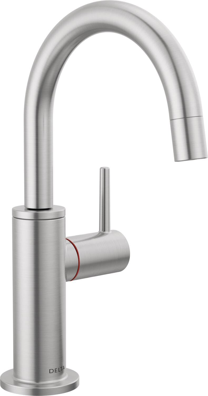 Delta Faucet Instant Hot Water Dispenser Faucet Brushed Nickel, Instant Hot Water Tap, Hot Water Faucet, Arctic stainless 1930LF