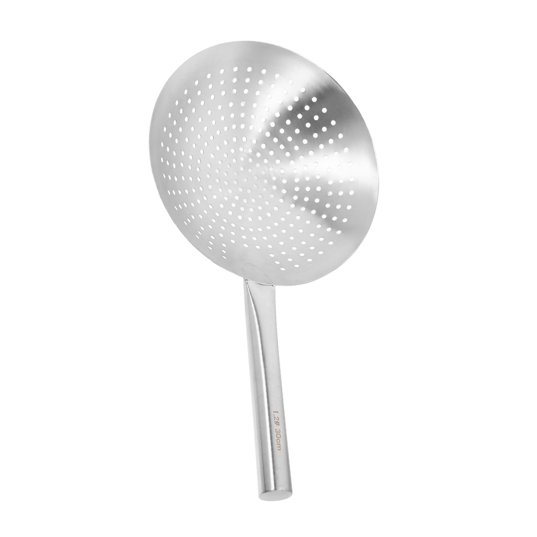 Cabilock Stainless Steel Skimmer Ladle Fine Mesh Wire Oil Strainer Spoon Long Handled Kitchen Gadget for Frying Fries Wontons Ve
