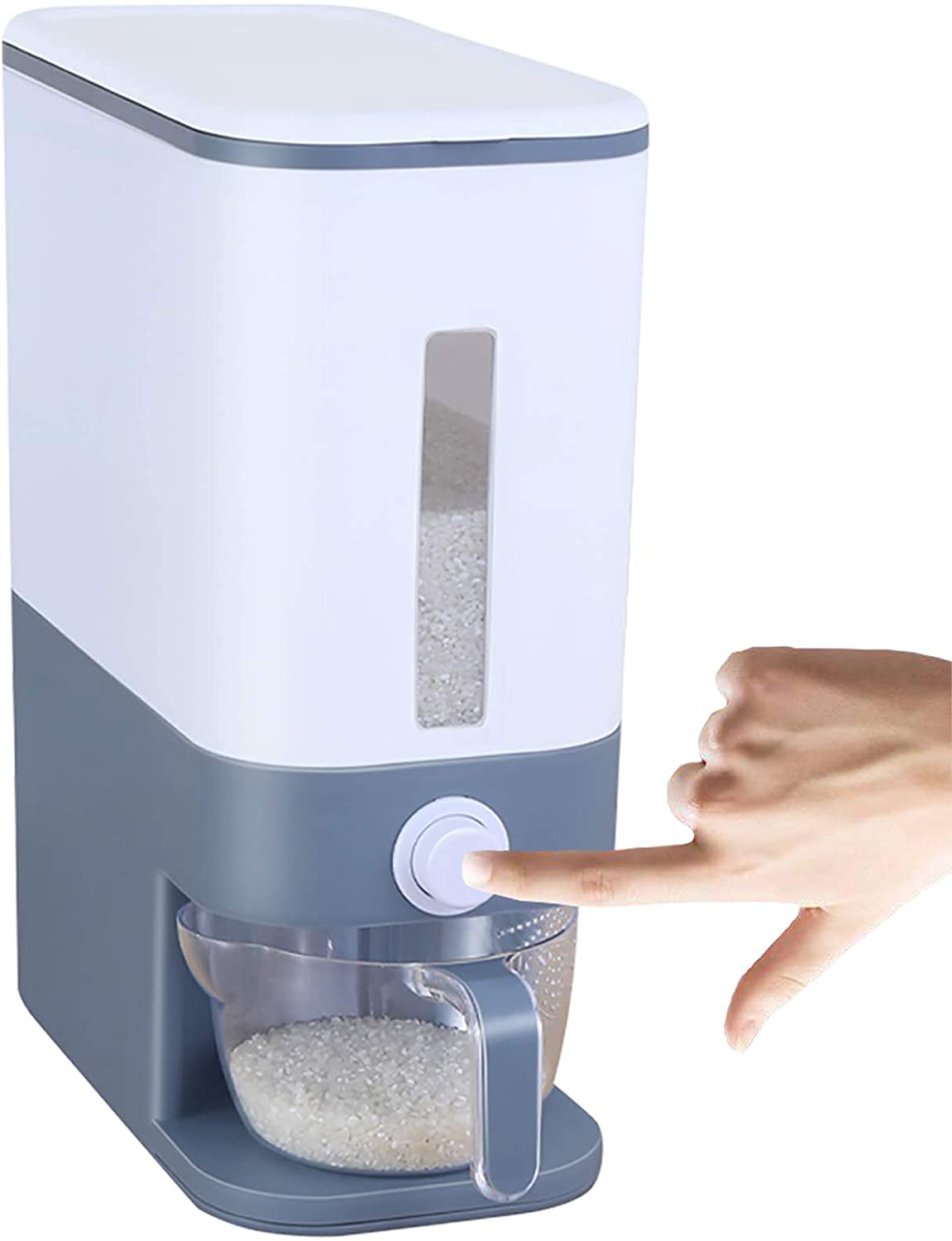Olpad Kitchen Rice Storage Box Automatic, Rice Dispenser Storage Tank Cereal Boxes Rice Bucket Grain Moisture Proof Storage Kitc