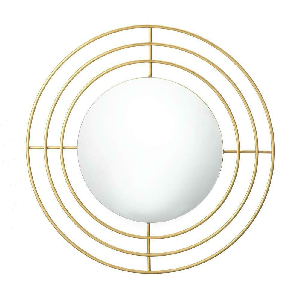 Accent Plus 10018523 Modern Gold Wall Mirror, Multicolor
