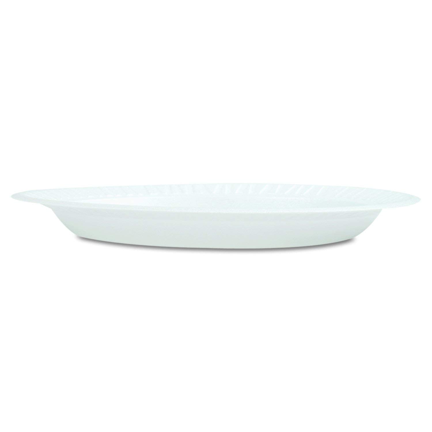 Dart 9Pwcr Concorde Foam Plate 9-Inch Dia White 125/Pack 4 Packs/Carton