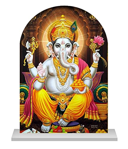 Autoeasy Ganesh Idol For Car Dashboard Murti Ganesh Idol For Home Ganeshji Gift Item & Statue For Bhagwan Temple/Pooja/Home Deco