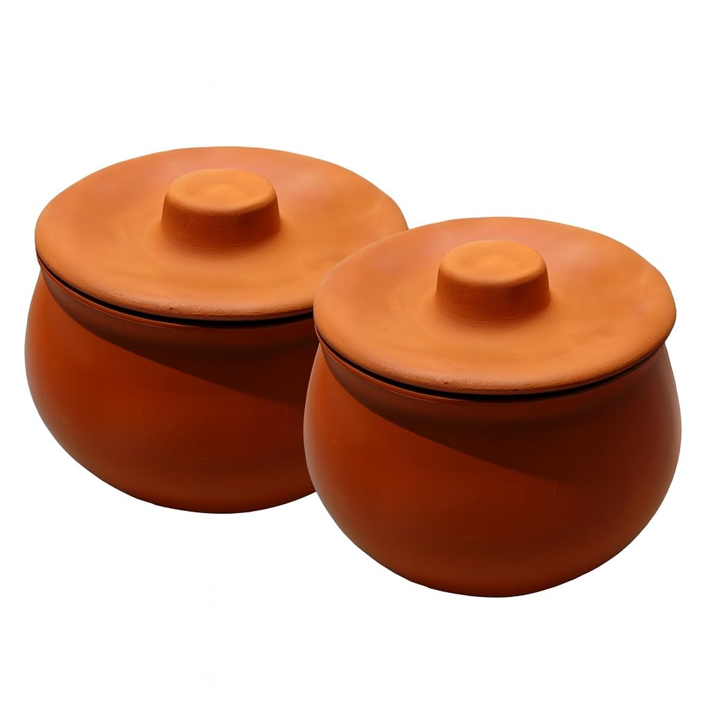 Terracotta Clay Dahi Handi Combo (500Ml)