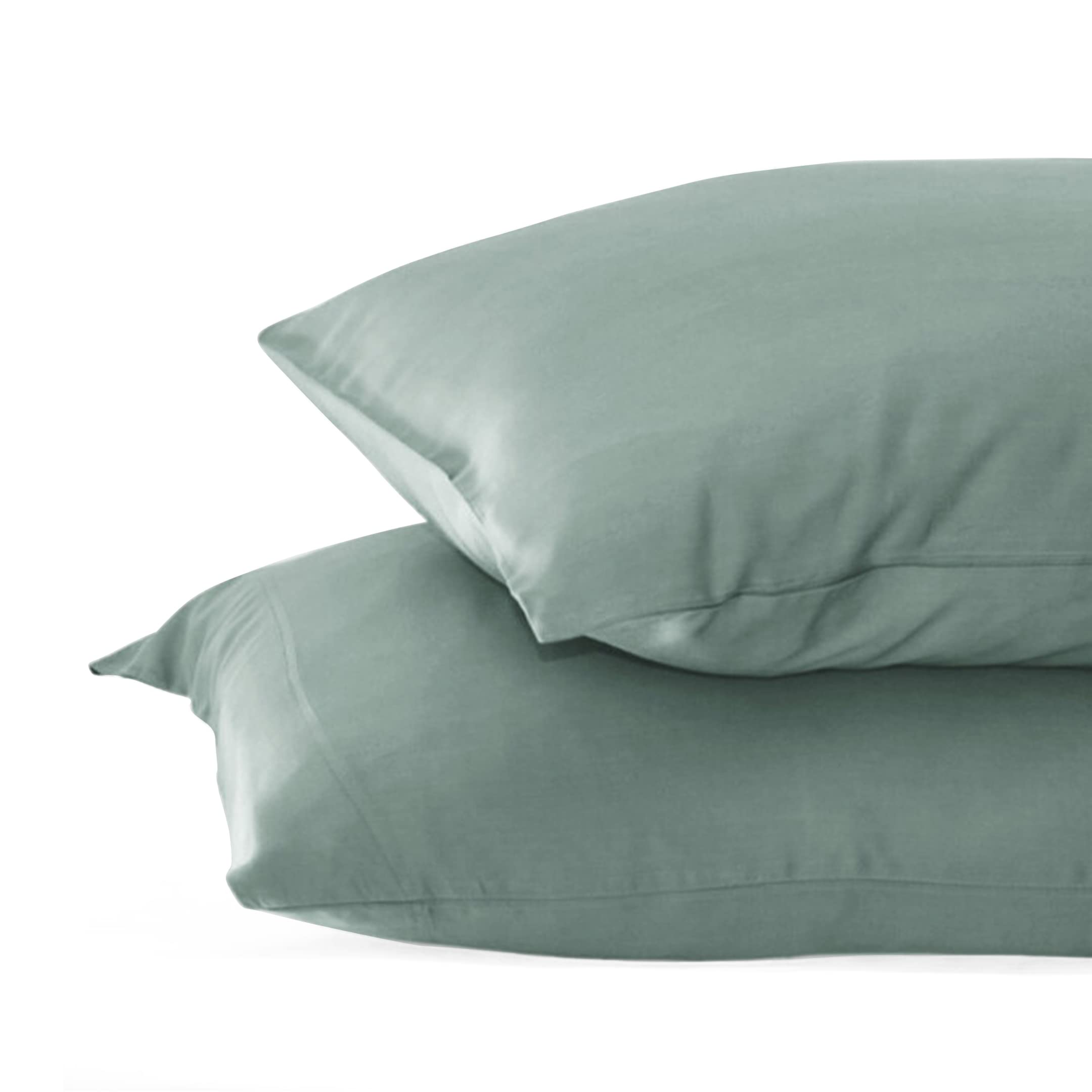 Resort Bamboo Pillowcase Set - Ocean Mist-King By Cariloha For Unisex - 2 Pc Pillowcase