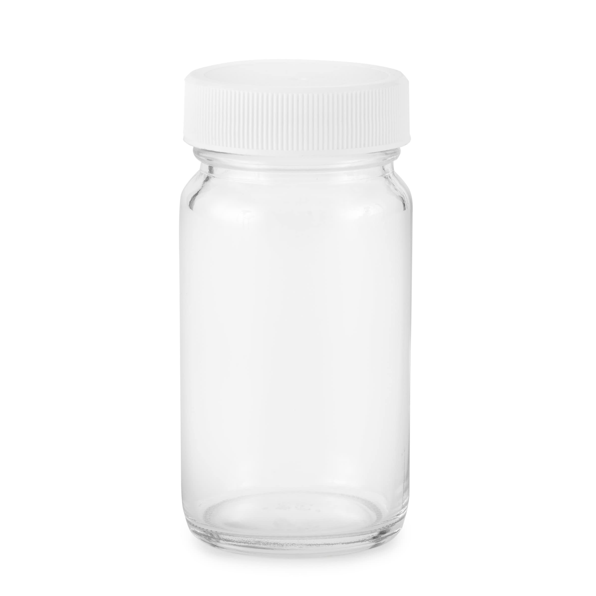 Stock Your Home Glass Shot Bottles with Caps (8 Pack) 2 Oz Juice  Wellness  or Ginger Shots Bottle - Leak Proof  Dishwasher Safe  Mini Jars with Plastic Lids - Reusable Small Juicing Containers
