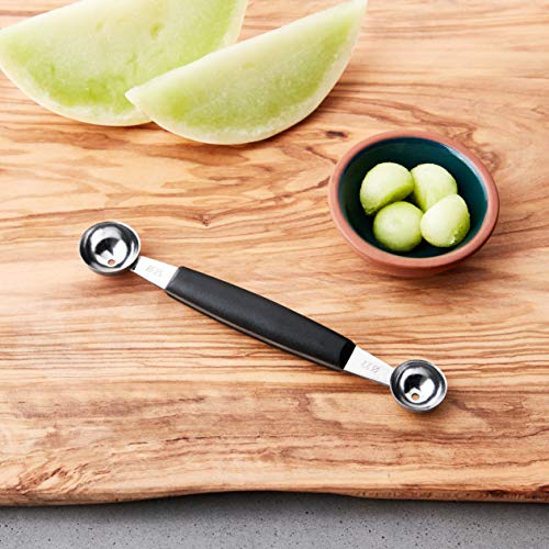 Mercer Culinary Double Melon Baller, 7/8 Inch And 1 Inch, Round