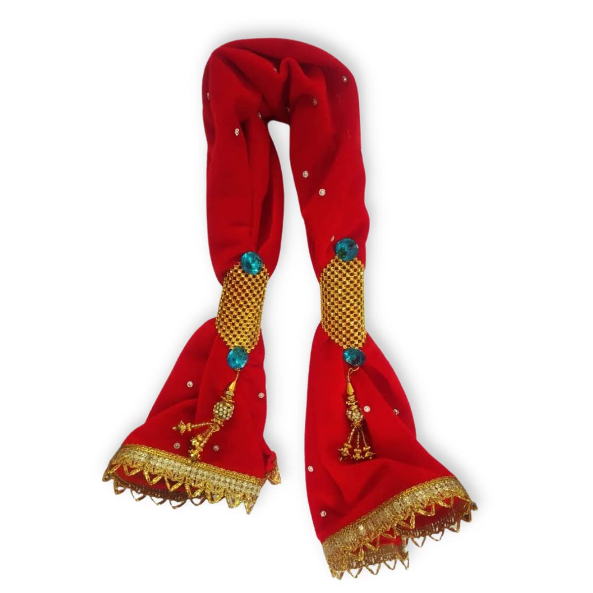 Jainkart Ganeshji Uparna/Gauri Ganpati Shela/Laxmi Decoration Accessories, Shringar, Dupatta/Chunari/Patka/Shawl/Dress/Poshak/De