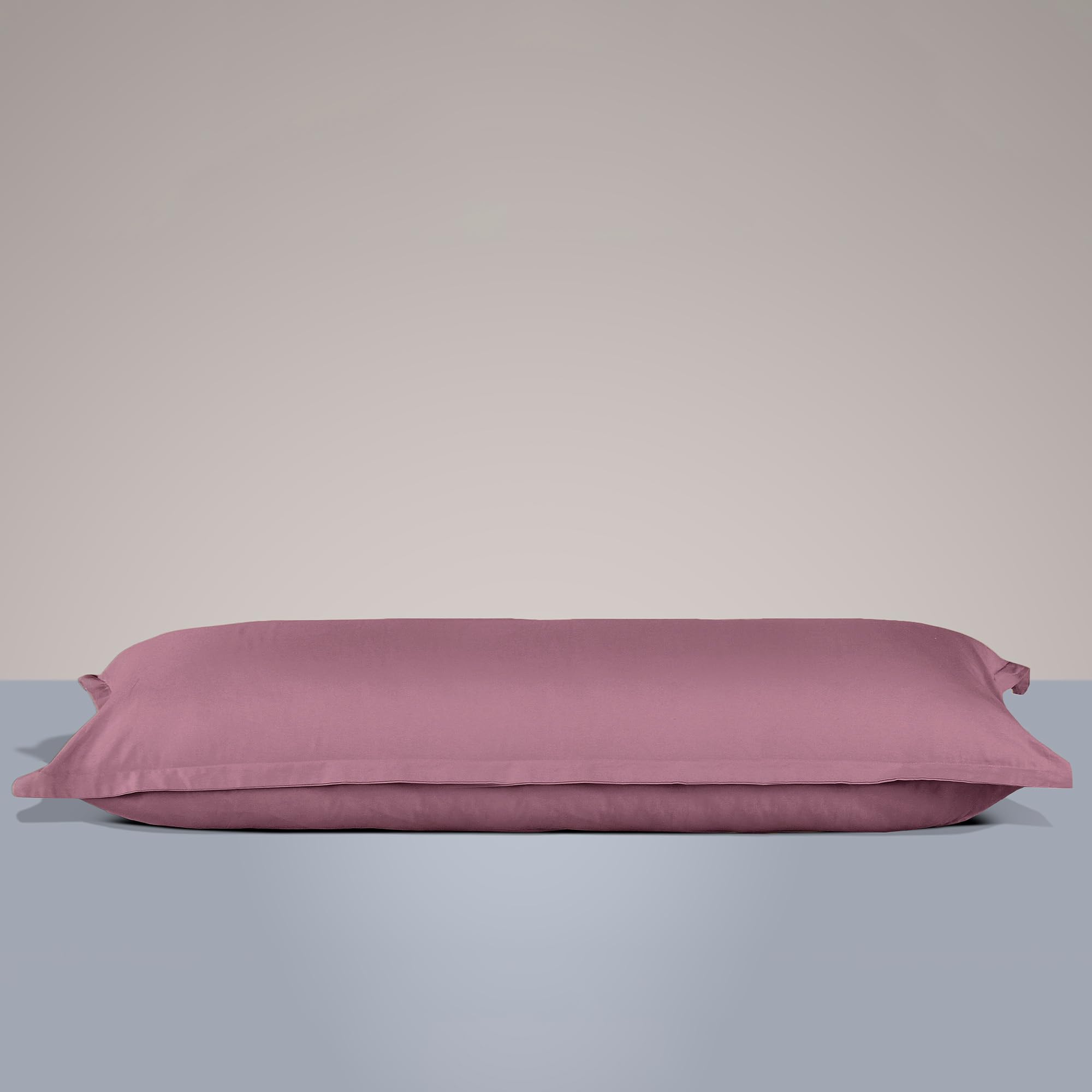 Sleepycat Cotton ?Solid Pillow Case With Envelope Closure - 1 Piece | Coloured With Azo-Free Dyes And Oeko-Tex Certified | Machi